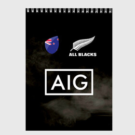 Скетчбук с принтом ALL BLACKS в Петрозаводске, 100% бумага
 | 48 листов, плотность листов — 100 г/м2, плотность картонной обложки — 250 г/м2. Листы скреплены сверху удобной пружинной спиралью | Тематика изображения на принте: all blacks | new zealandd | rugby | новая зеландия | олл блэкс | регби | хака