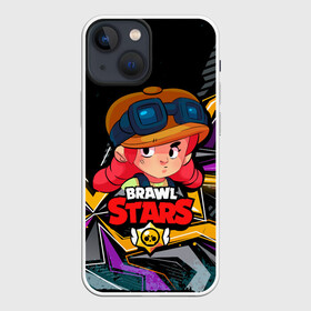 Чехол для iPhone 13 mini с принтом Jessie brawl stars в Петрозаводске,  |  | brawl | brawl stars | brawlstars | brawl_stars | jessie | бравл | бравлстарс | ворон | джеси | джесси