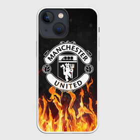 Чехол для iPhone 13 mini с принтом МАНЧЕСТЕР ЮНАЙТЕД в Петрозаводске,  |  | fc | fcmu | football | football club | manchester united | red devils | sport | красные дьяволы | манчестер юнайтед | спорт | фк | фкмю | футбол | футбольный клуб