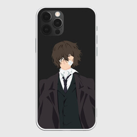 Чехол для iPhone 12 Pro с принтом Osamu Dazai в Петрозаводске, силикон | область печати: задняя сторона чехла, без боковых панелей | bungou | dazai | dogs | osamu | stray | асаму | бродячие псы | бродячих | дадзай | дазай | литературные гении | осаму | проза | псов