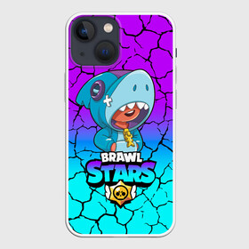 Чехол для iPhone 13 mini с принтом Brawl stars leon shark. в Петрозаводске,  |  | bea | bib | brawl stars | crow | el brown | leon | max | nita | sally leon | shark | акула | биа | биби | бравл старс | ворон | игра | леон | макс | нита | оборотень | салли леон | сэлли леон | шарк | эл браун