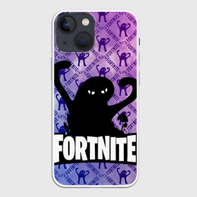 Чехол для iPhone 13 mini с принтом ЪУЪ FORTNITE в Петрозаводске,  |  | fortnait | кот | котик | кошак | лого | лого fortnite | лого фортнайт | логотип | логотип fortnite | логотип фортнайт | мем | фортнайт | ъуъ | ъуъ fortnite | ъуъ фортнайт