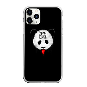 Чехол для iPhone 11 Pro матовый с принтом _Panda_ в Петрозаводске, Силикон |  | Тематика изображения на принте: color | have | hunter | panda | text | we | yes | австралия | арт | бе | высунула | глаза | голова | да | дикое | есть | животное | лбу | млекопитающее | на | надпись | нас | нос | охотник | панда | панды | показывает