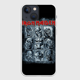 Чехол для iPhone 13 mini с принтом Iron Maiden в Петрозаводске,  |  | 80s | hardrock | heavy | iron | maiden | metal | pop | steve harris | the final frontier | uk | айрон | группа | железная дева | метал | мэйден | хеви