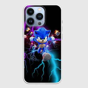 Чехол для iPhone 13 Pro с принтом SONIC в Петрозаводске,  |  | Тематика изображения на принте: hedgehog | metal sonic | silver | silver the hedgehog | sonic | sonic boom | sonic the hedgehog | еж | ёж сонник | ежик | игры | кино | соник | соник в кино | фильм