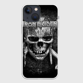 Чехол для iPhone 13 mini с принтом IRON MAIDEN | АЙРОН МАЙДЕН в Петрозаводске,  |  | 80s | hardrock | heavy | iron | maiden | metal | pop | steve harris | the final frontier | uk | айрон | бас | британия | брюс дикинсон | гитара | группа | железная дева | метал | мэйден | нико макбрэйн | рок | стив харрис | хеви