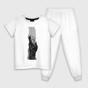 Детская пижама хлопок с принтом Artik & Asti в Петрозаводске, 100% хлопок |  брюки и футболка прямого кроя, без карманов, на брюках мягкая резинка на поясе и по низу штанин
 | Тематика изображения на принте: 