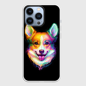Чехол для iPhone 13 Pro с принтом Корги в Петрозаводске,  |  | animal | animals | corgi | dog | dogs | glitch | глитч | животные | звери | картинка | картинки | корги | ми | милота | милый | пес | прикольная | прикольные | собака | собачка