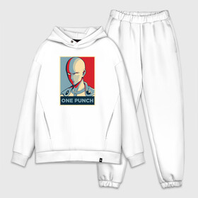 Мужской костюм хлопок OVERSIZE с принтом Один Удар в Петрозаводске,  |  | one punch man | onepunchman | oppai | saitama | ван панч мен | ванпанчмен | макото миядзаки | сайтама | человек один удар