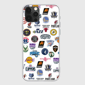 Чехол для iPhone 12 Pro с принтом NBA Pattern | НБА Паттерн в Петрозаводске, силикон | область печати: задняя сторона чехла, без боковых панелей | Тематика изображения на принте: basketball | boston celtics | brooklyn nets | nba | new york knicks | philadel | toronto raptors | баскетбол | бостон селтикс | бруклин нетс | нба | нью йорк никс | спорт | торонто рэпторс | филадельфия 76ерс