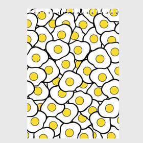 Скетчбук с принтом Яички в Петрозаводске, 100% бумага
 | 48 листов, плотность листов — 100 г/м2, плотность картонной обложки — 250 г/м2. Листы скреплены сверху удобной пружинной спиралью | breakfast | eggs | food | еда | завтрак | яичница | яйца