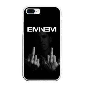 Чехол для iPhone 7Plus/8 Plus матовый с принтом EMINEM в Петрозаводске, Силикон | Область печати: задняя сторона чехла, без боковых панелей | america | eminem | rap | slim shady | usa | америка | зарубежный реп | реп | сша | эминем