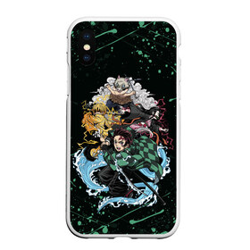 Чехол для iPhone XS Max матовый с принтом KIMETSU NO YAIBA в Петрозаводске, Силикон | Область печати: задняя сторона чехла, без боковых панелей | demon slayer | kimetsu no yaiba | nezuko | shinobu | slayer | tanjiro | zenitsu | гию томиока | зенитцу | иноске хашибира | клинок рассекающий демонов | незуко | танджиро | шинобу кочо