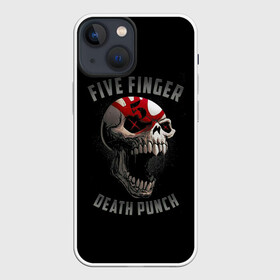 Чехол для iPhone 13 mini с принтом Five Finger Death Punch в Петрозаводске,  |  | 5fdp | death | ffdp | finger | five | five finger death punch | punch | грув метал