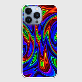 Чехол для iPhone 13 Pro с принтом НЕОНОВЫЕ КРАСКИ в Петрозаводске,  |  | abstract | abstraction | color | fractal | geometry | paitnt | polygon | polygonal | psy | абстракция | геометрия | краски | неоновые | полигоны | психоделика | фрактал