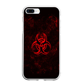 Чехол для iPhone 7Plus/8 Plus матовый с принтом BIOHAZARD в Петрозаводске, Силикон | Область печати: задняя сторона чехла, без боковых панелей | biohazard | biohazard 7 | crocodile | fang | game | hand | monster | new umbrella | resident evil | resident evil 7 | umbrella | umbrella corp | umbrella corporation | zombie | обитель