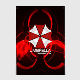 Постер с принтом Umbrella Corp в Петрозаводске, 100% бумага
 | бумага, плотность 150 мг. Матовая, но за счет высокого коэффициента гладкости имеет небольшой блеск и дает на свету блики, но в отличии от глянцевой бумаги не покрыта лаком | biohazard | biohazard 7 | crocodile | fang | game | hand | monster | new umbrella | resident evil | resident evil 7 | umbrella | umbrella corp | umbrella corporation | zombie | обитель