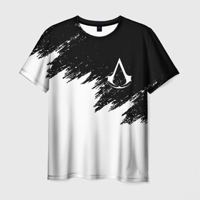 Мужская футболка 3D с принтом ASSASSIN`S CREED | АССАСИН С КРИД (Z) в Петрозаводске, 100% полиэфир | прямой крой, круглый вырез горловины, длина до линии бедер | slayer | асасин | ассасин крид | ассассин | тамплиеры