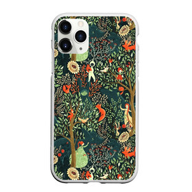 Чехол для iPhone 11 Pro Max матовый с принтом Abstraction Pattern в Петрозаводске, Силикон |  | abstraction pattern | forest | fox | girl | абстракция | лес | лисы | паттерн | узор