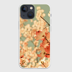 Чехол для iPhone 13 mini с принтом Flowers в Петрозаводске,  |  | autumn | flowers | осень | цветы