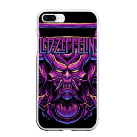 Чехол для iPhone 7Plus/8 Plus матовый с принтом Led Zeppelin в Петрозаводске, Силикон | Область печати: задняя сторона чехла, без боковых панелей | Тематика изображения на принте: john paul jones | music | блюз | джимми пейдж | джон пол джонс | метал | роберт плант | рок | фолк | хард | хеви