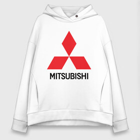 Женское худи Oversize хлопок с принтом MITSUBISHI в Петрозаводске, френч-терри — 70% хлопок, 30% полиэстер. Мягкий теплый начес внутри —100% хлопок | боковые карманы, эластичные манжеты и нижняя кромка, капюшон на магнитной кнопке | 3000gt | asx | carism | eclipse cross | evolution | l200 | lancer | mitsubishi | motorsport | outlander | pajero | sport | лансер | митсубиси | митсубиши | мицубиси | оутлендер | паджеро | спорт | эвалюшен | эво | эволюшин