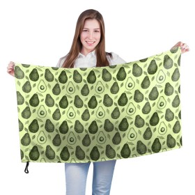 Флаг 3D с принтом Авокадо паттерн в Петрозаводске, 100% полиэстер | плотность ткани — 95 г/м2, размер — 67 х 109 см. Принт наносится с одной стороны | avocado | pattern | vegan | vegetarian | авокадо | веган | вегетарианство | паттерн