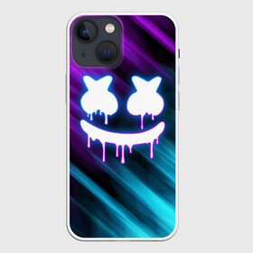 Чехол для iPhone 13 mini с принтом MARSHMELLO | МАРШМЕЛЛО (Z) в Петрозаводске,  |  | america | dj | marshmello | smile | usa | америка | маршмелло | смайл | сша