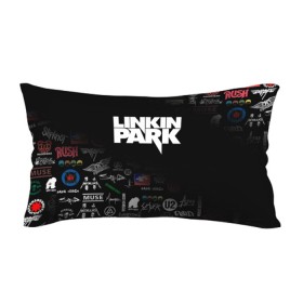 Подушка 3D антистресс с принтом LINKIN PARK в Петрозаводске, наволочка — 100% полиэстер, наполнитель — вспененный полистирол | состоит из подушки и наволочки на молнии | chester bennington | linkin park | mike shinoda | альтернативный метал | альтернативный рок | линкин парк | майк шинода | ню метал | поп музыка | поп рок | рэп метал | рэп рок | электроник рок