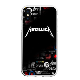 Чехол для iPhone XS Max матовый с принтом Metallica в Петрозаводске, Силикон | Область печати: задняя сторона чехла, без боковых панелей | james alan hetfield | джеймс хетфилд | кирк хэмметт | ларс ульрих | металлика | музыка | роберт трухильо | трэш метал | хеви метал