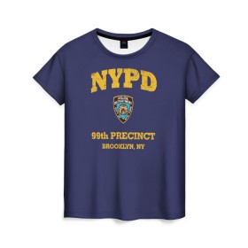 Женская футболка 3D с принтом Бруклин 9-9 департамент NYPD в Петрозаводске, 100% полиэфир ( синтетическое хлопкоподобное полотно) | прямой крой, круглый вырез горловины, длина до линии бедер | 99 | brooklyn 99 | police | бруклин | бруклин 9 9 | девять девять | департамент | джейк | джеффордс | значок | логотип | нью йорк | перальта | сериал | терри | чарльз бойл