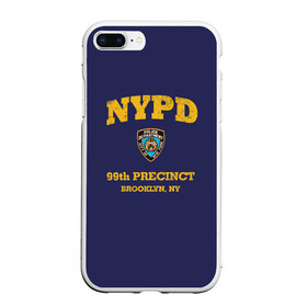 Чехол для iPhone 7Plus/8 Plus матовый с принтом Бруклин 9-9 департамент NYPD в Петрозаводске, Силикон | Область печати: задняя сторона чехла, без боковых панелей | 99 | brooklyn 99 | police | бруклин | бруклин 9 9 | девять девять | департамент | джейк | джеффордс | значок | логотип | нью йорк | перальта | сериал | терри | чарльз бойл