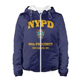 Женская куртка 3D с принтом Бруклин 9-9 департамент NYPD в Петрозаводске, ткань верха — 100% полиэстер, подклад — флис | прямой крой, подол и капюшон оформлены резинкой с фиксаторами, два кармана без застежек по бокам, один большой потайной карман на груди. Карман на груди застегивается на липучку | Тематика изображения на принте: 99 | brooklyn 99 | police | бруклин | бруклин 9 9 | девять девять | департамент | джейк | джеффордс | значок | логотип | нью йорк | перальта | сериал | терри | чарльз бойл