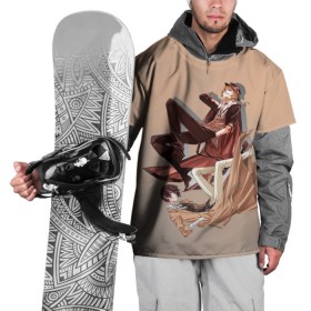 Накидка на куртку 3D с принтом Дазай и Чуя в Петрозаводске, 100% полиэстер |  | bungou stray dogs | аниме | великие из бродячих псов | дазай | чуя
