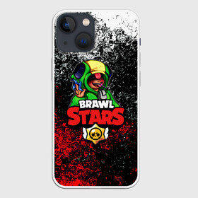 Чехол для iPhone 13 mini с принтом Brawl Stars:LEON в Петрозаводске,  |  | 8 bit | bibi | brawl stars | brock | bull | crow | dinomike | el primo | leon | mobile game | nita | poko | ricochet | stars | tara | бравл старс | ворон | леон | мобильные игры