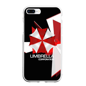 Чехол для iPhone 7Plus/8 Plus матовый с принтом UMBRELLA CORP в Петрозаводске, Силикон | Область печати: задняя сторона чехла, без боковых панелей | biohazard | biohazard 7 | crocodile | fang | game | hand | monster | new umbrella | resident evil | resident evil 7 | umbrella | umbrella corp | umbrella corporation | zombie | обител