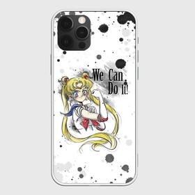 Чехол для iPhone 12 Pro с принтом Sailor Moon. We can do it! в Петрозаводске, силикон | область печати: задняя сторона чехла, без боковых панелей | Тематика изображения на принте: ami | girl | mizuno | moon | sailor | tsukino | usagi | ами | банни | волшебница | девушка | малышка | махо сёдзё | мидзуно | минако | мун | рэй | сейлор | усаги | хино | цукино | чибиуса