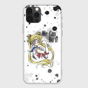 Чехол для iPhone 12 Pro Max с принтом Sailor Moon We can do it! в Петрозаводске, Силикон |  | Тематика изображения на принте: ami | girl | mizuno | moon | sailor | tsukino | usagi | ами | банни | волшебница | девушка | малышка | махо сёдзё | мидзуно | минако | мун | рэй | сейлор | усаги | хино | цукино | чибиуса