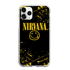 Чехол для iPhone 11 Pro Max матовый с принтом NIRVANA в Петрозаводске, Силикон |  | cobain | kurt donald cobain | nirvana | smile | альтернативный рок | гранж | дэйв грол | крист новоселич | курт кобейн | нирвана | смайл