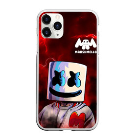 Чехол для iPhone 11 Pro матовый с принтом MARSHMELLO в Петрозаводске, Силикон |  | marshmello | music | дым | зефир | зефирка | лого | лого marshmello | лого маршмеллоу | логотип | логотип marshmello | логотип маршмеллоу | маршиеллоу | маска | музыка | музыкант