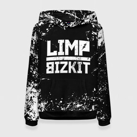 Женская толстовка 3D с принтом Limp Bizkit в Петрозаводске, 100% полиэстер  | двухслойный капюшон со шнурком для регулировки, мягкие манжеты на рукавах и по низу толстовки, спереди карман-кенгуру с мягким внутренним слоем. | bizkit | limp | limp bizkit | music | rock | бизкиты | лимп бизкит | лимпы | липкие письки | музыка | рок