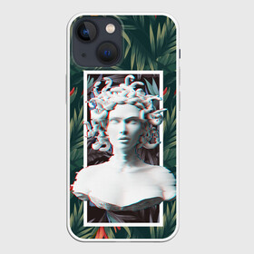 Чехол для iPhone 13 mini с принтом Медуза Горгона в Петрозаводске,  |  | 8 марта | горгона | женщины | медуза | медуза горгона | растения | фем | цветы