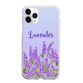 Чехол для iPhone 11 Pro Max матовый с принтом Lavander в Петрозаводске, Силикон |  | 8 марта | lavanda | лаванда | праздник | цветы