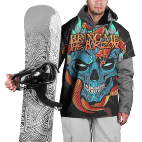 Накидка на куртку 3D с принтом Bring Me the Horizon в Петрозаводске, 100% полиэстер |  | Тематика изображения на принте: bmth | metal | music | official | rca records label | rock | sempiternal | video | британская | группа | дэткор | поп | рок