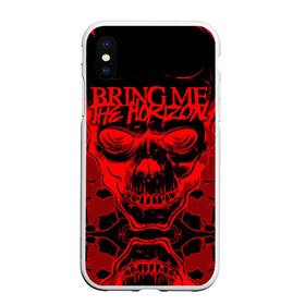 Чехол для iPhone XS Max матовый с принтом Bring Me the Horizon в Петрозаводске, Силикон | Область печати: задняя сторона чехла, без боковых панелей | bmth | metal | music | official | rca records label | rock | sempiternal | video | британская | группа | дэткор | поп | рок