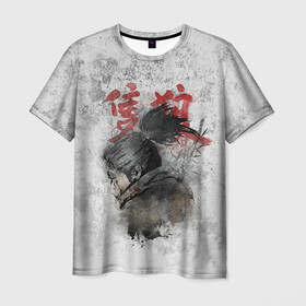 Мужская футболка 3D с принтом SEKIRO SHADOW DIE TWICE в Петрозаводске, 100% полиэфир | прямой крой, круглый вырез горловины, длина до линии бедер | samurai | sekiro | sekiro: shadows die twice | shadow | самураи | секиро:тени умирают дважды | тени