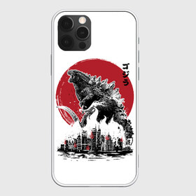 Чехол для iPhone 12 Pro Max с принтом GODZILLA в Петрозаводске, Силикон |  | Тематика изображения на принте: comic con | godzilla | gojira | logo | годзилла | знаки | иероглифы | лого | монстр | фильм | чудовище