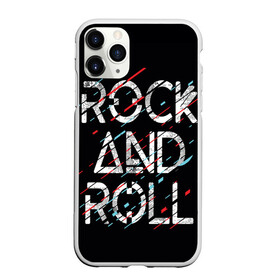 Чехол для iPhone 11 Pro матовый с принтом Rock And Roll в Петрозаводске, Силикон |  | Тематика изображения на принте: модный | музыка | надписи | надпись | песня | рок н ролл | символы | сообщение | танец | текст | фраза | цитаты | черный
