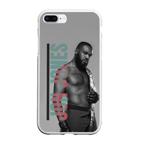 Чехол для iPhone 7Plus/8 Plus матовый с принтом Jon Jones в Петрозаводске, Силикон | Область печати: задняя сторона чехла, без боковых панелей | bones jones | jon bones jones | jon jones | jonny bones | jonnybones | mma | ssru | ufc | джон джонс | мма