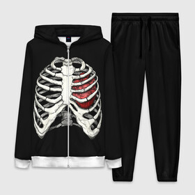 Женский костюм 3D с принтом My Heart в Петрозаводске,  |  | bone | bones | chest | heart | hearts | love | organ | organs | ribs | skeleton | x ray | грудная клетка | кости | кость | орган | органы | ребра | рентген | сердца | сердце | скелет